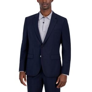 Hugo Boss Sport Coat Mens 44R Navy Karl Modern Fit Two Button Blazer Suit Jacket